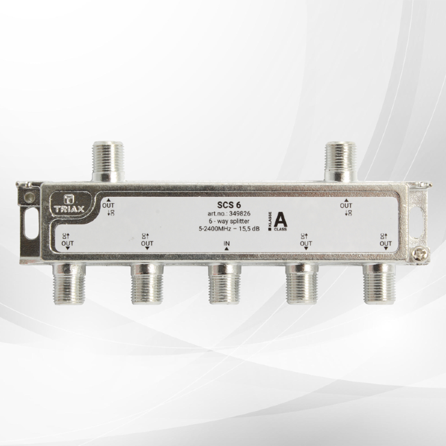 Splitter 5-2400 Mhz, Through Power Outputs to Input