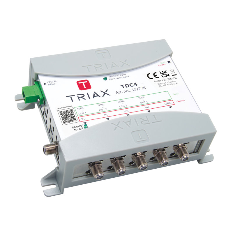 Triax TDC4 dSCR/Quad/Quattro Optical Converter