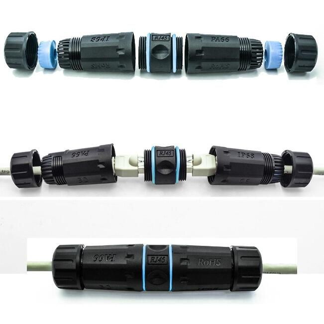 Cat6 Waterproof RJ45 Coupler – Outdoor Ethernet IP68