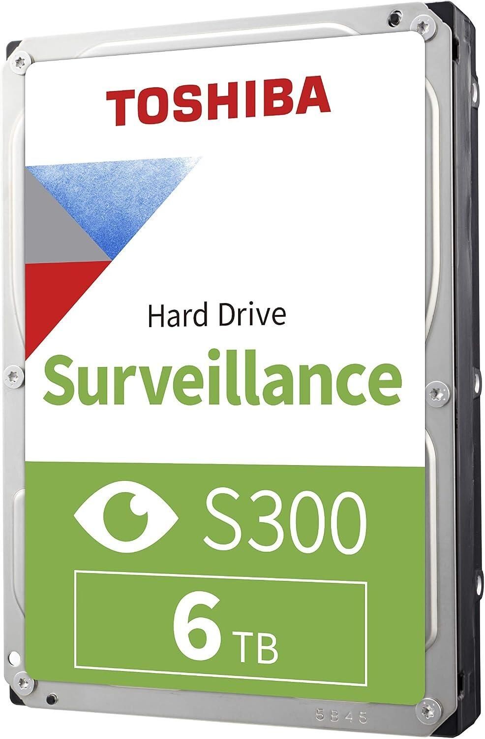 Toshiba S300 6TB Surveillance Hard Drive 3.5" | CCTV DVR NVR HDD