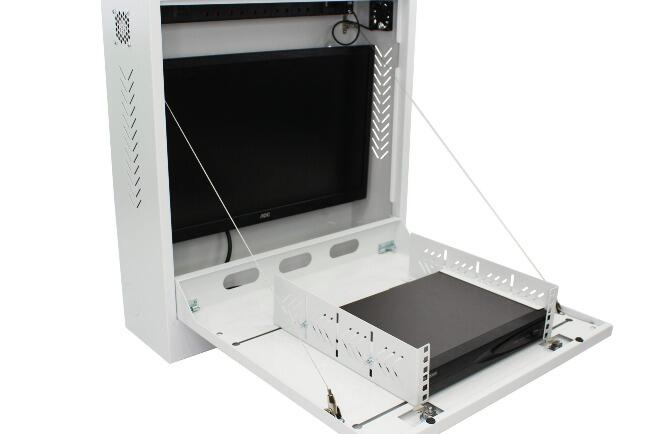 Antiference CCTV Security Cabinet open