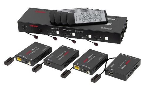 Labgear 4K HDMI Matrix Switch | Multi-Room HDMI Distribution 4x4+4 HD2-M44K