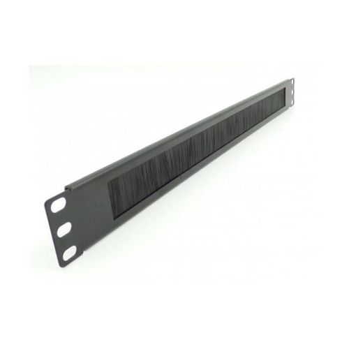 All-Rack 1U Cable Management Brush Panel – 19″ Rack, Horizontal Brush Strip