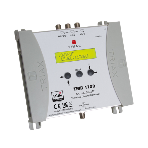 Triax TMB 1700 Triax TMB 1700 Programmable Filter Amplifier & Converter for Terrestrial Signals 360242