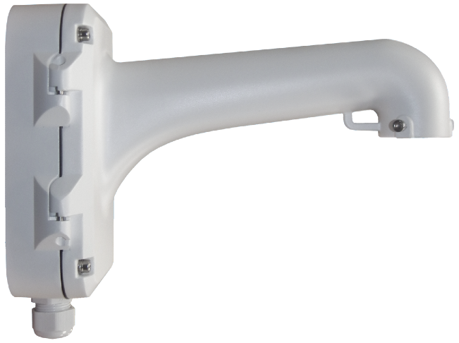 Hikvision DS-1604ZJ bracket is made from a durable aluminium alloy material and is suitable for indoor and outdoor use.