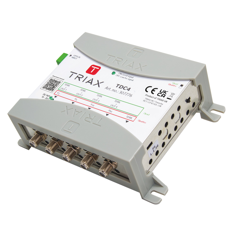 Triax TDC4 dSCR/Quad/Quattro Optical Converter