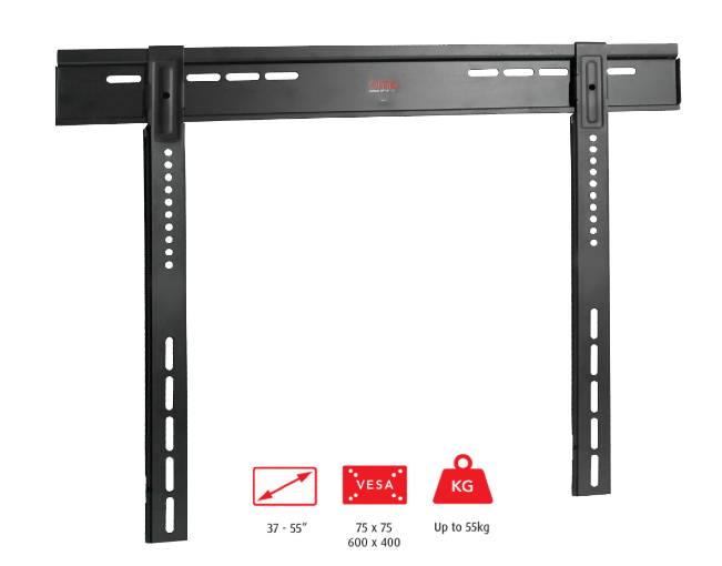 M7235 Fixed ultra slim tv wall mount - Large 37" to 55"