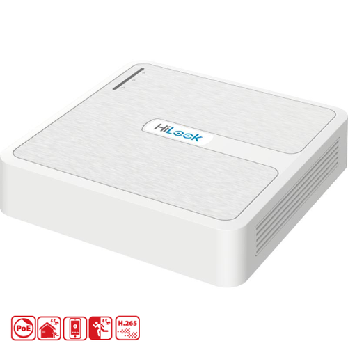 Hilook NVR-104H-D/4P 4 Channel Mini 1U PoE NVR | 4 Port Network Video Recorder