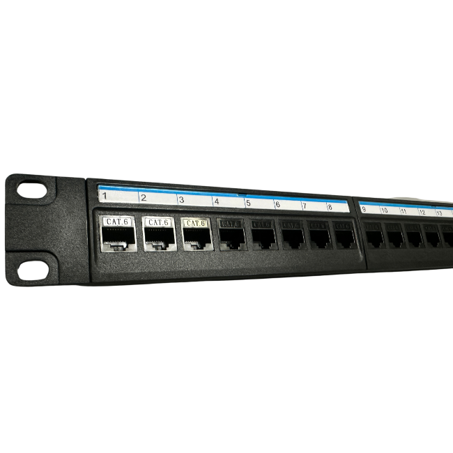 24 Port Cat6 RJ45 Patch Panel