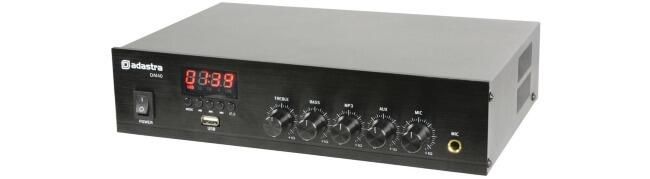ADASTRA - DM40 Digital 100V Mixer-Amp - 40W