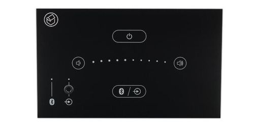 Systemline E50 Built-In Bluetooth Hi-Fi Speaker System | Integrated Wall Audio System black