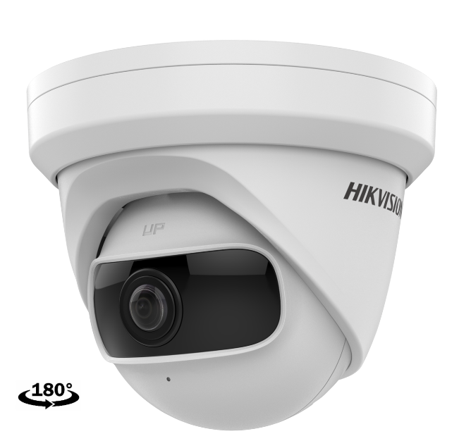 Hikvision DS-2CD2345G0P-I-1.68MM - 4MP Ultra Wide Angle Fixed Lens Internal Turret Camera
