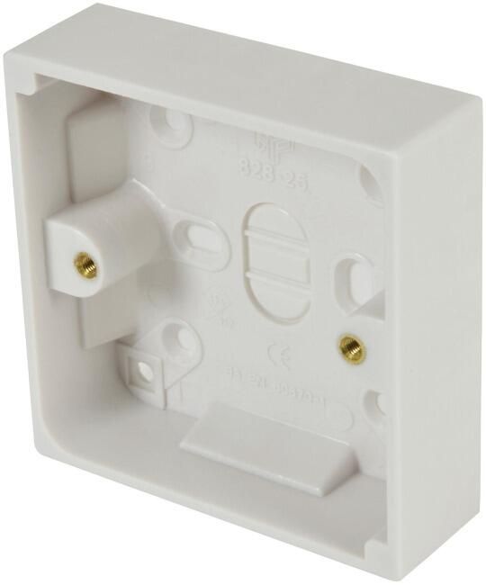 25mm Single Surface Back Boxes