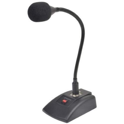 Adastra COM41 Dynamic Gooseneck Paging Microphone with Base & XLR Lead 952.341UK