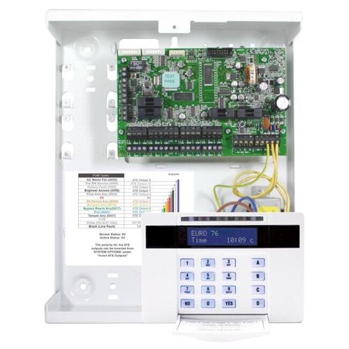 Pyronix EURO76/S-UK hybrid intruder alarm panel with keypad