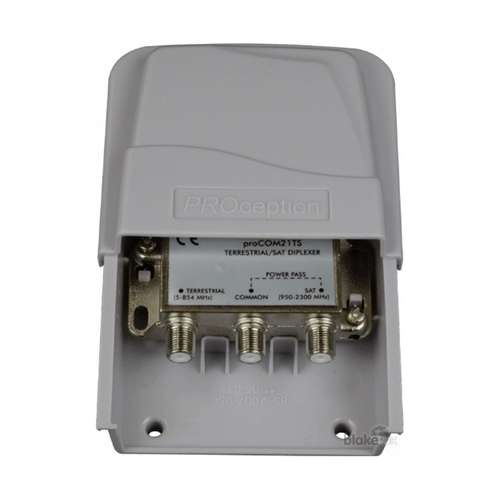 Masthead Diplexer | Satellite & Terrestrial TV Signal Combiner (5–854MHz)