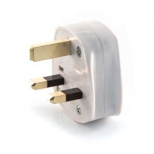 Plug Top - 3 Pin, 13A Fuse Fitted, White