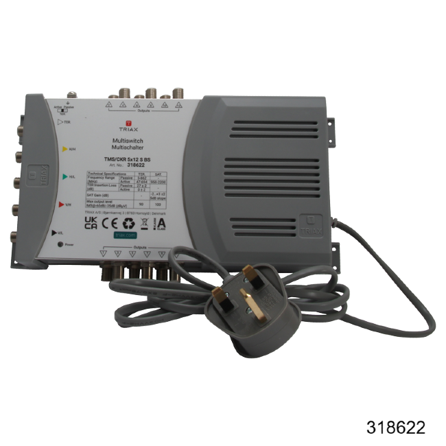 Triax Standalone multiswitch 5x12 || 318622