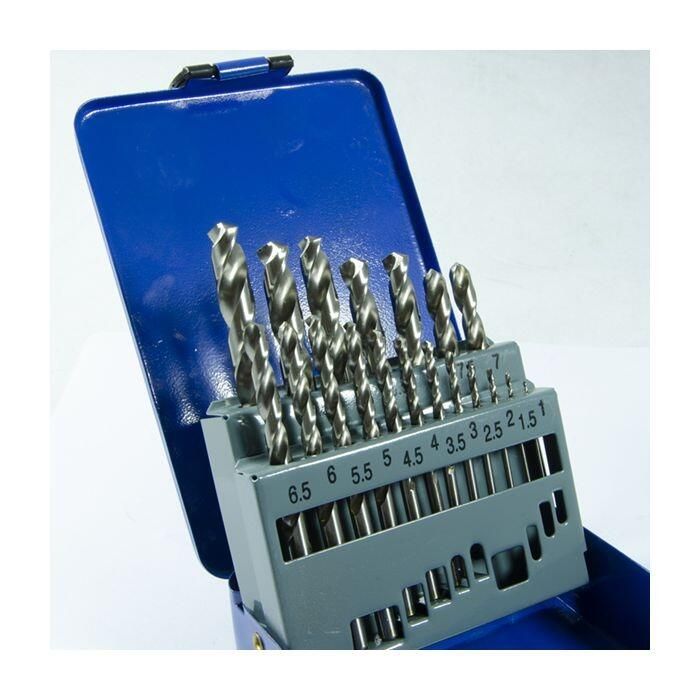 Jefferson HSS Fully Ground 19 Piece Drill Bit Set