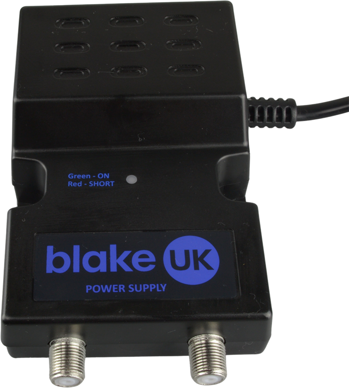 blake 1 way f type inline power supply