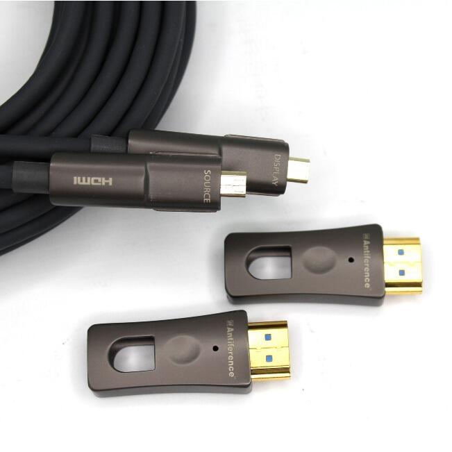 Antiference fibre optical HDMI cable