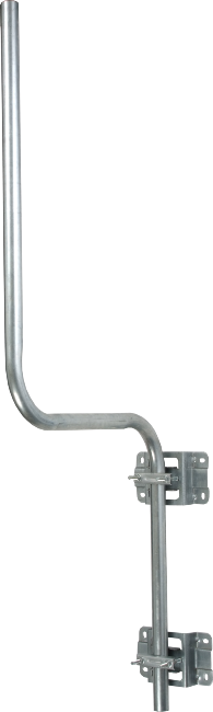 Starlink / Satellite Swan Mount 6' x 1.25" (18" Stand Off) 18g 90 Bend Cranked Double Bracket Eaves Mount-swan neck Sky™ pole/mast