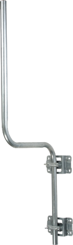 Starlink / Satellite Swan Mount 6' x 1.25" (18" Stand Off) 18g 90 Bend Cranked Double Bracket Eaves Mount-swan neck Sky™ pole/mast