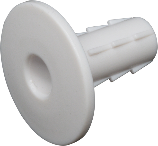 White Plastic Hole Tidy