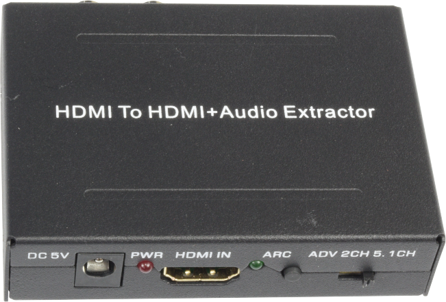 HDMI Audio Extractor: SPDIF + RCA Stereo with ARC