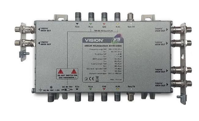 EV5-D6S 5x6 dSCR (Sky Q) Switch - Add to IRS or Stand Alone. Line Powered