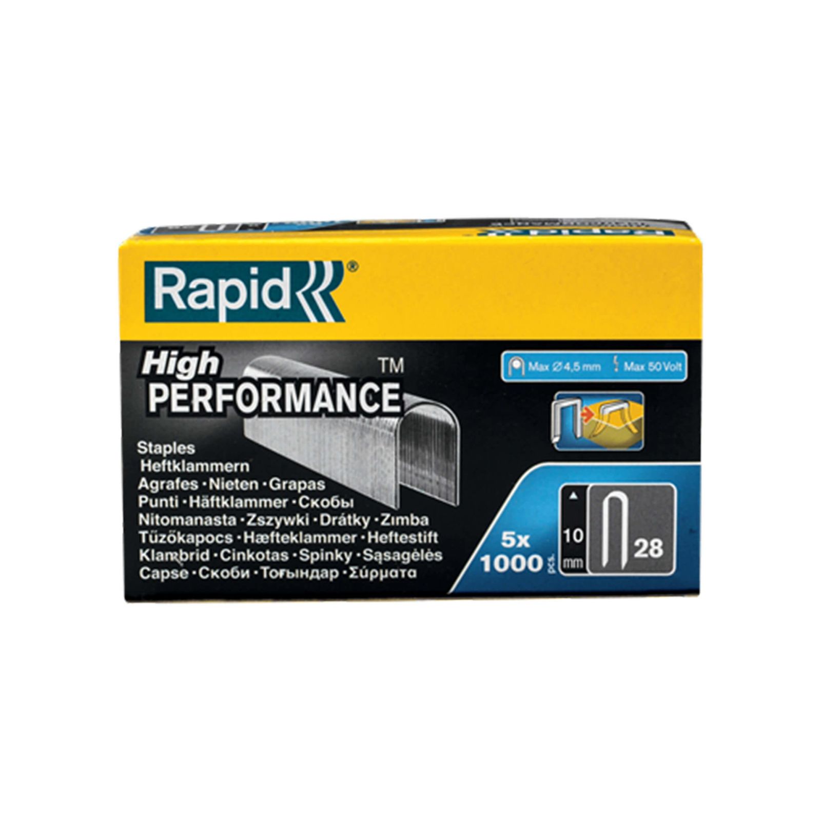Rapid R28 10mm Staples