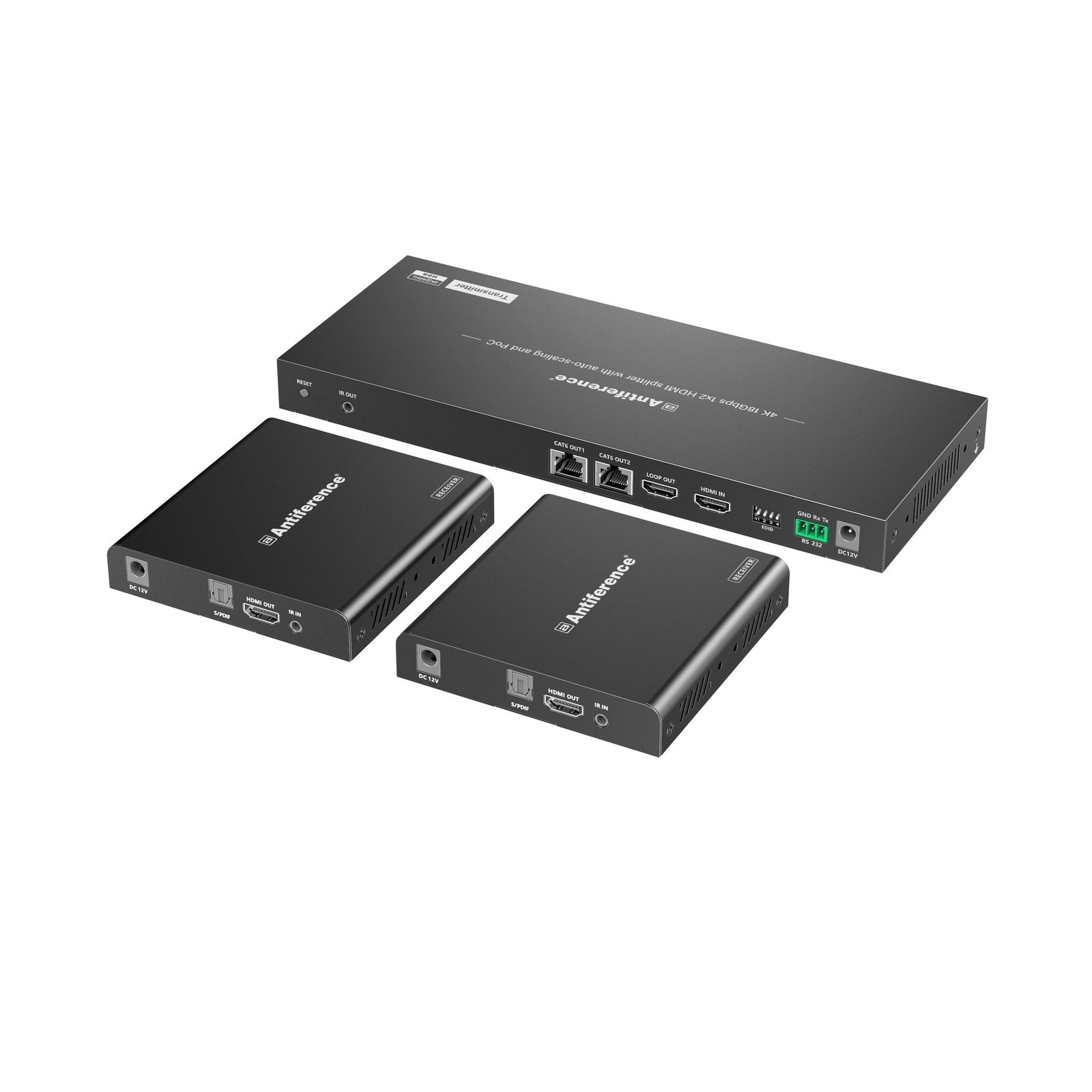 Antiference 1 x 2 4K HDMI splitter