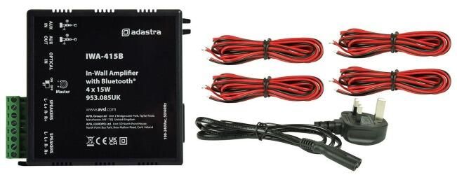 Adastra In-Wall Amplifier with Bluetooth 953.085UK