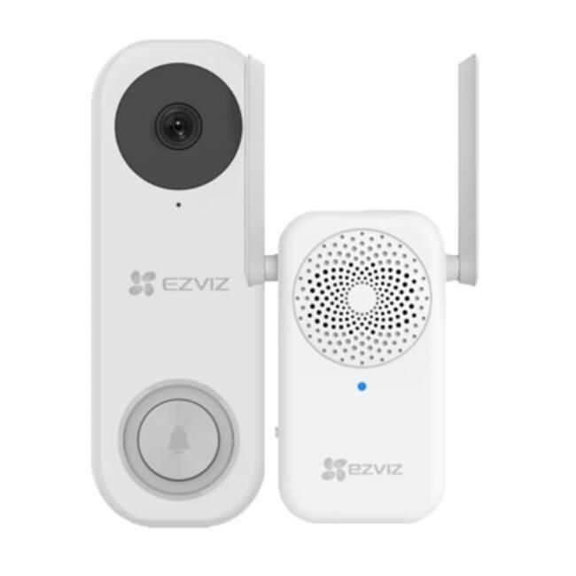 EZVIZ DB1C 2MP Wi-Fi Video Doorbell & Chime – AI-Powered