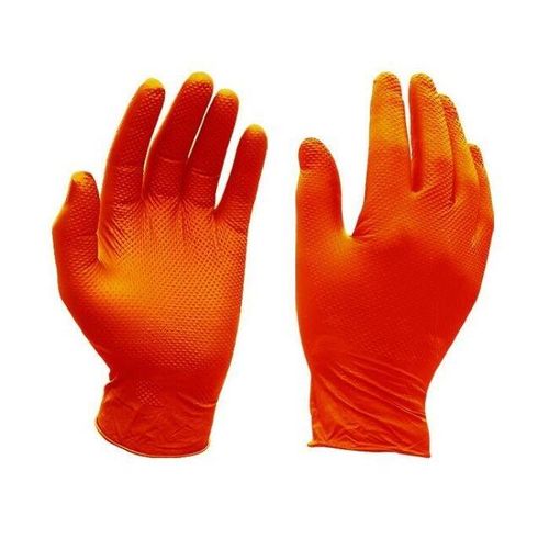 Jefferson Orange Nitrile Gloves