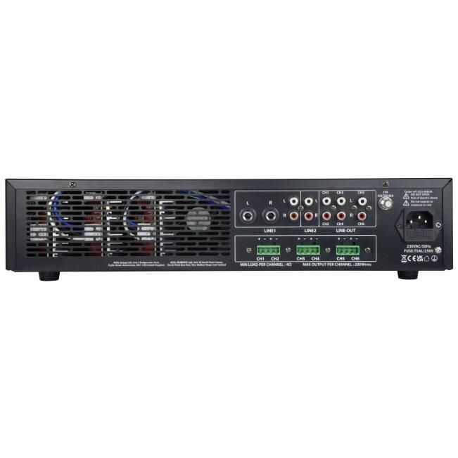Adastra A-Series Multi Zone Stereo Amplifier 953.406UK | 3 x 2 x 200W