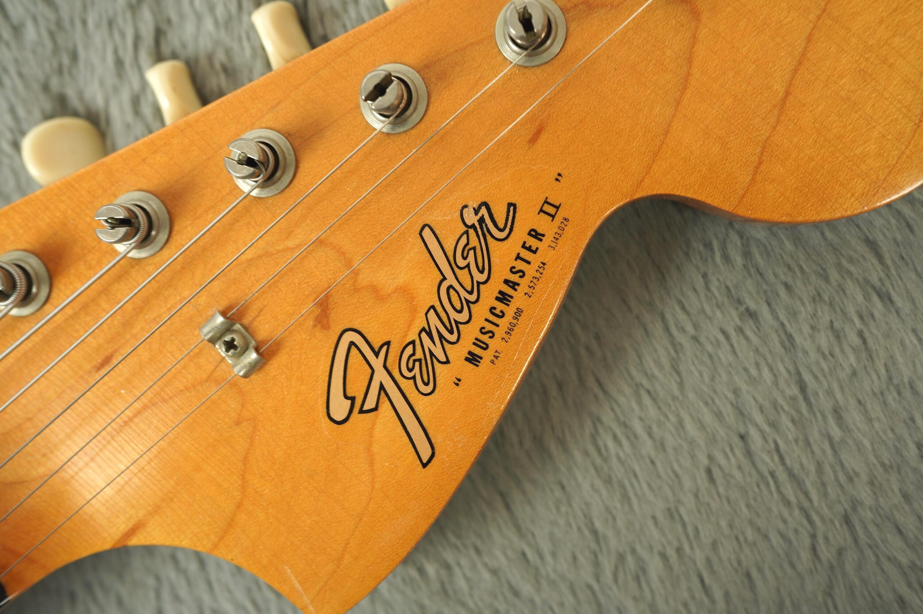1965 Fender Musicmaster II, White + HSC