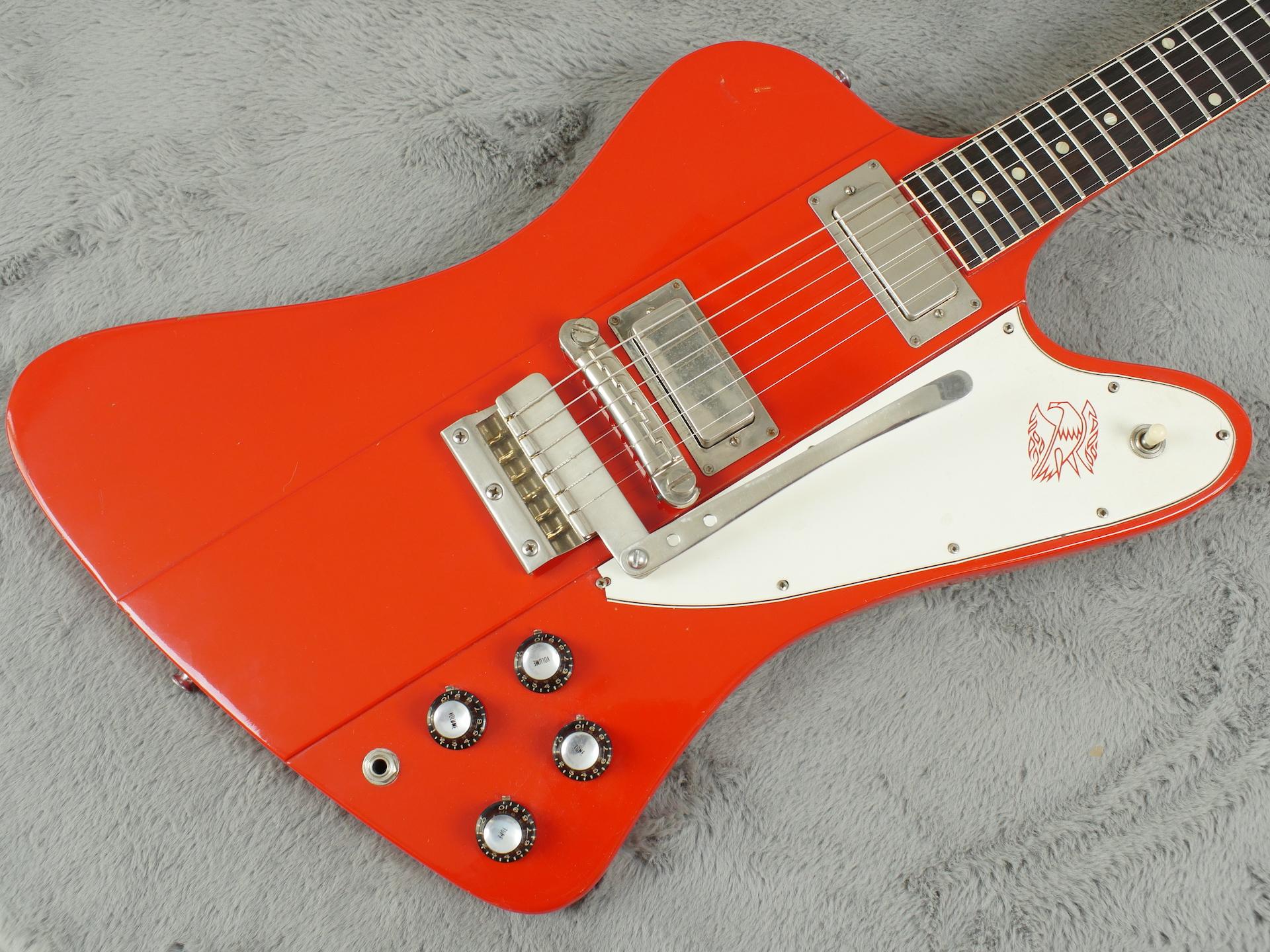 lidenskab ekstra morfin 1964 Gibson Firebird III Custom Colour Cardinal Red + OHSC