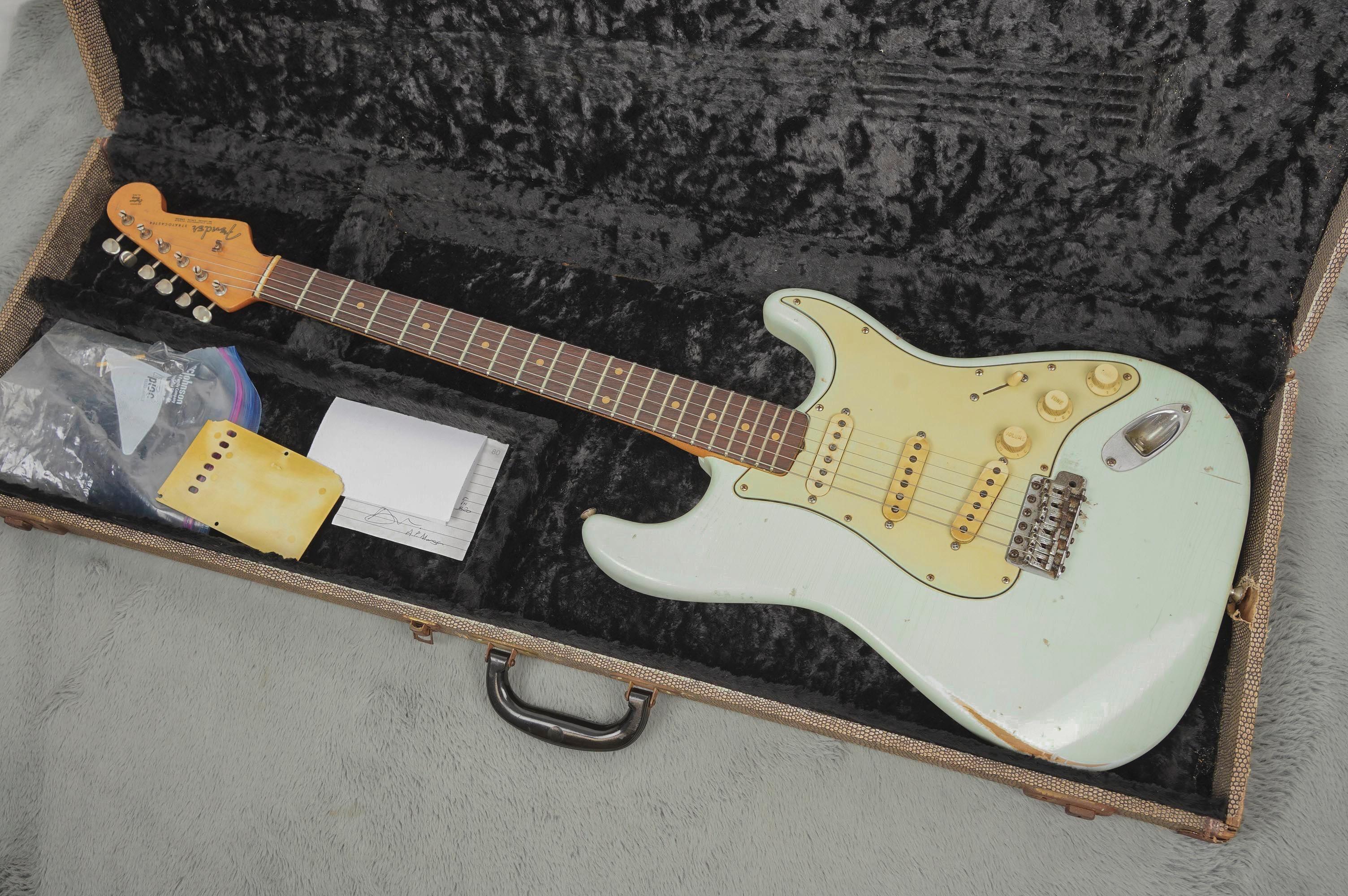 1963 Fender Stratocaster, Sonic Blue Clive Brown, Refin
