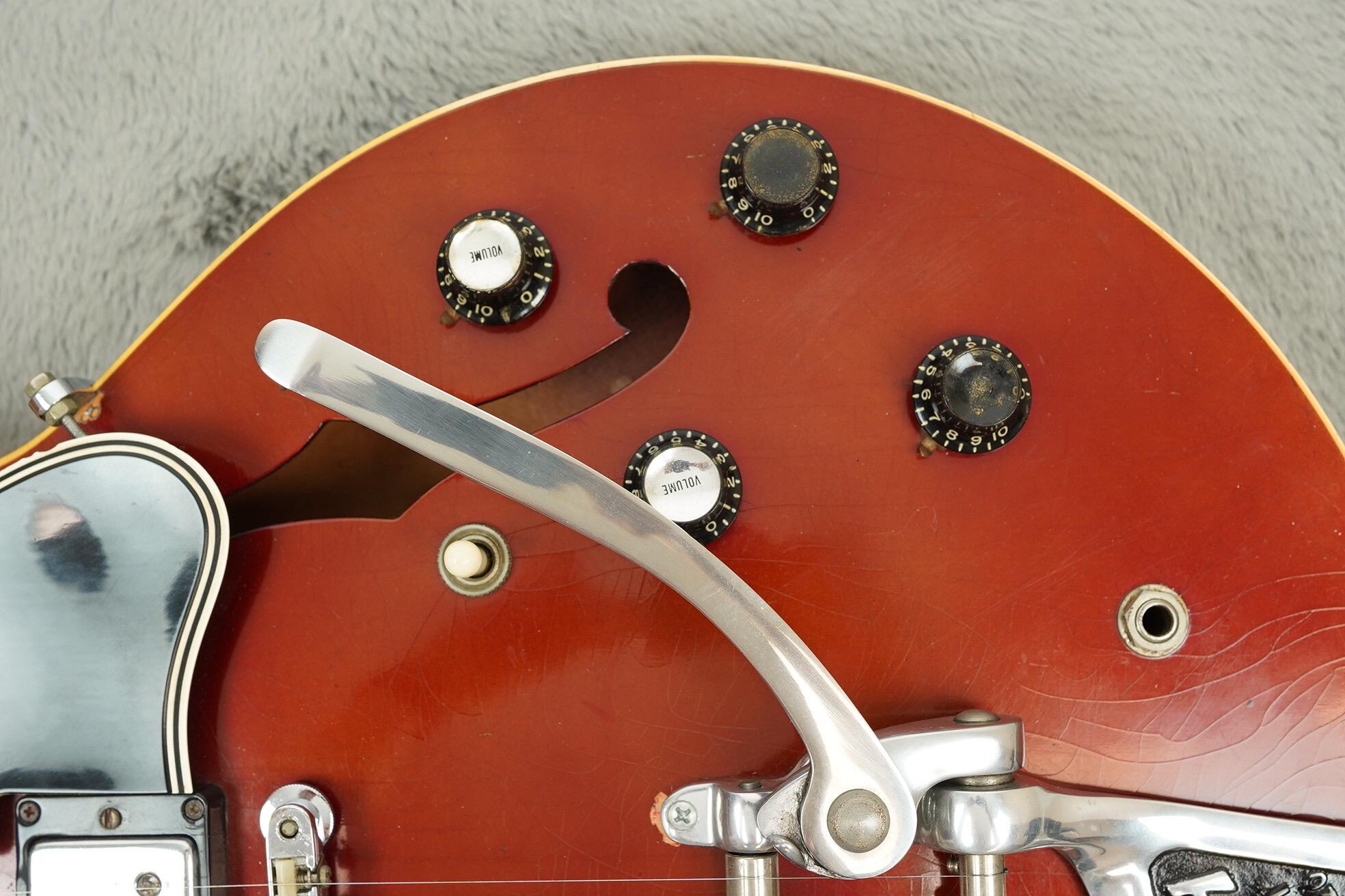1966 Gibson ES-335 Bigsby, Sparkling Burgundy