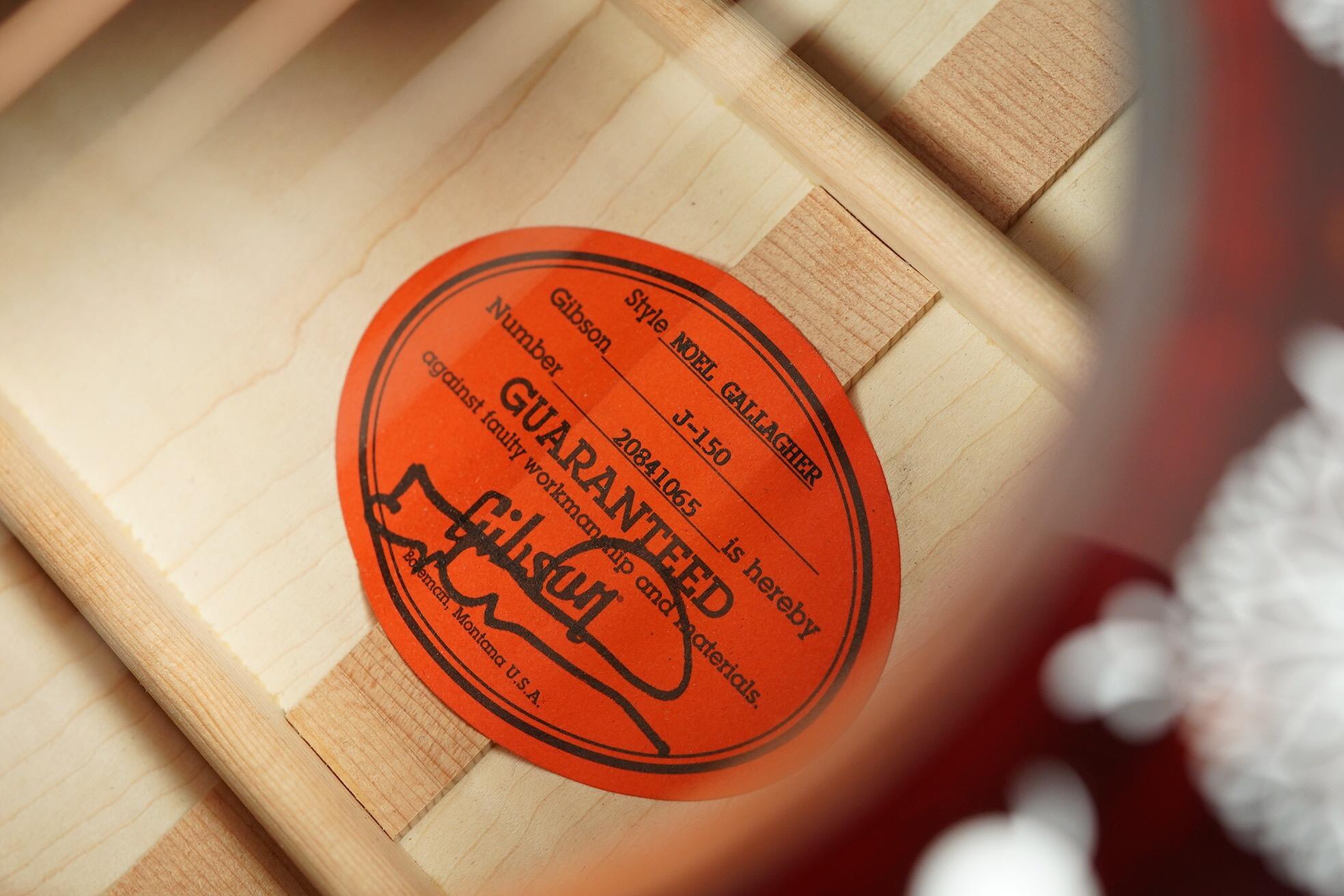 2021 Gibson J-150 ex Noel Gallagher