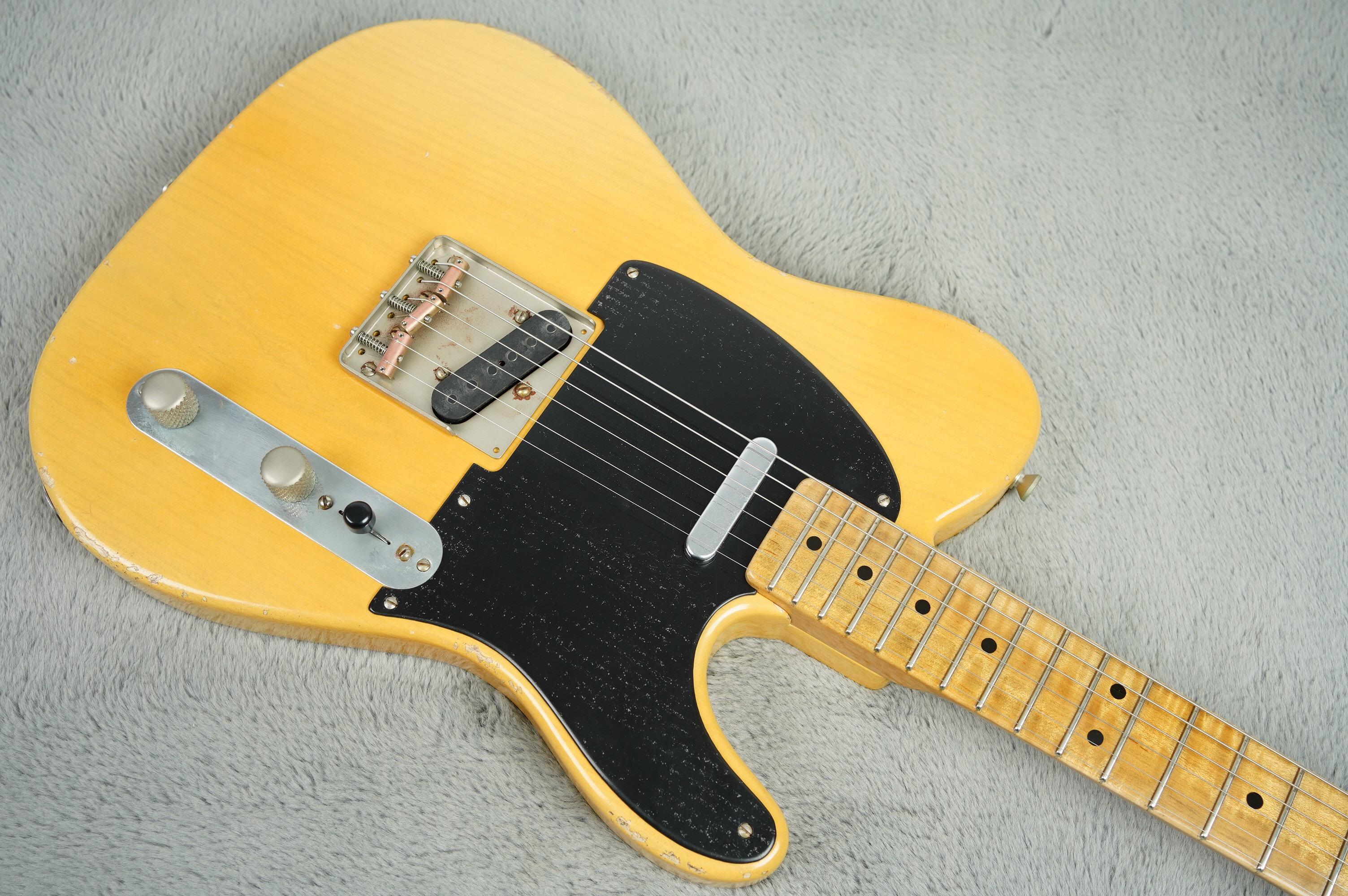 2022 MB Guitars 52-T Blackguard Butterscotch