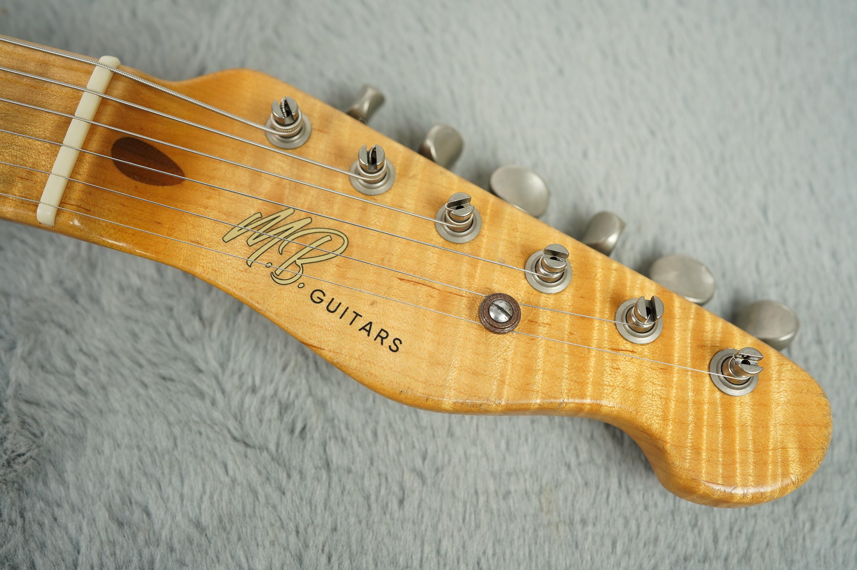 2022 MB Guitars 52-T Blackguard Butterscotch