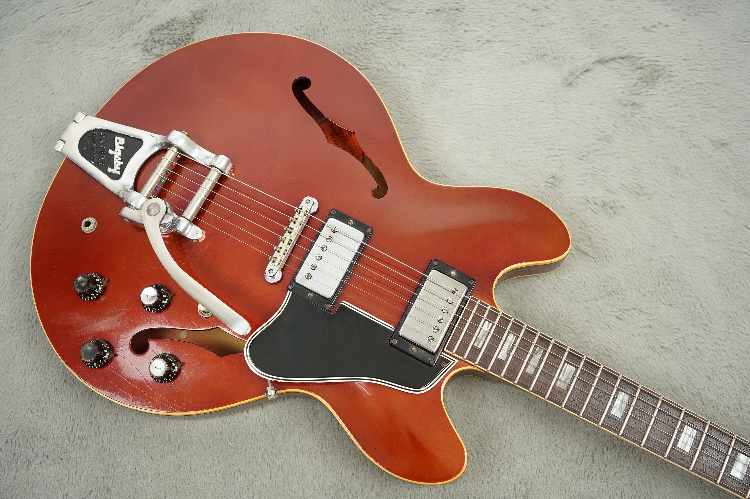 1966 Gibson ES-335 Bigsby, Sparkling Burgundy