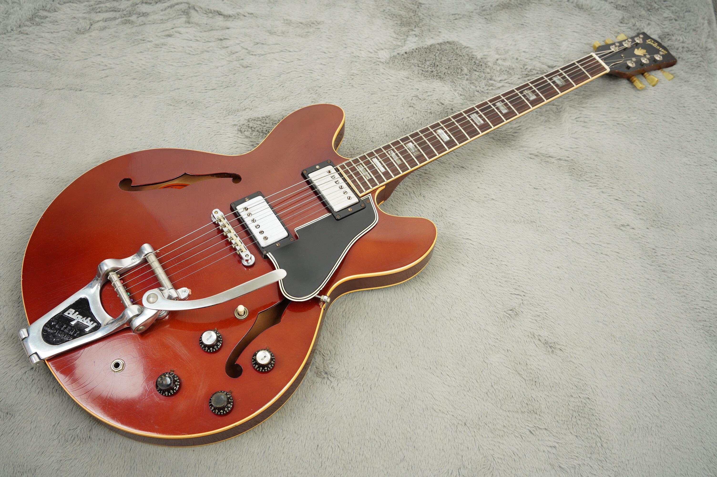 1966 Gibson ES-335 Bigsby, Sparkling Burgundy