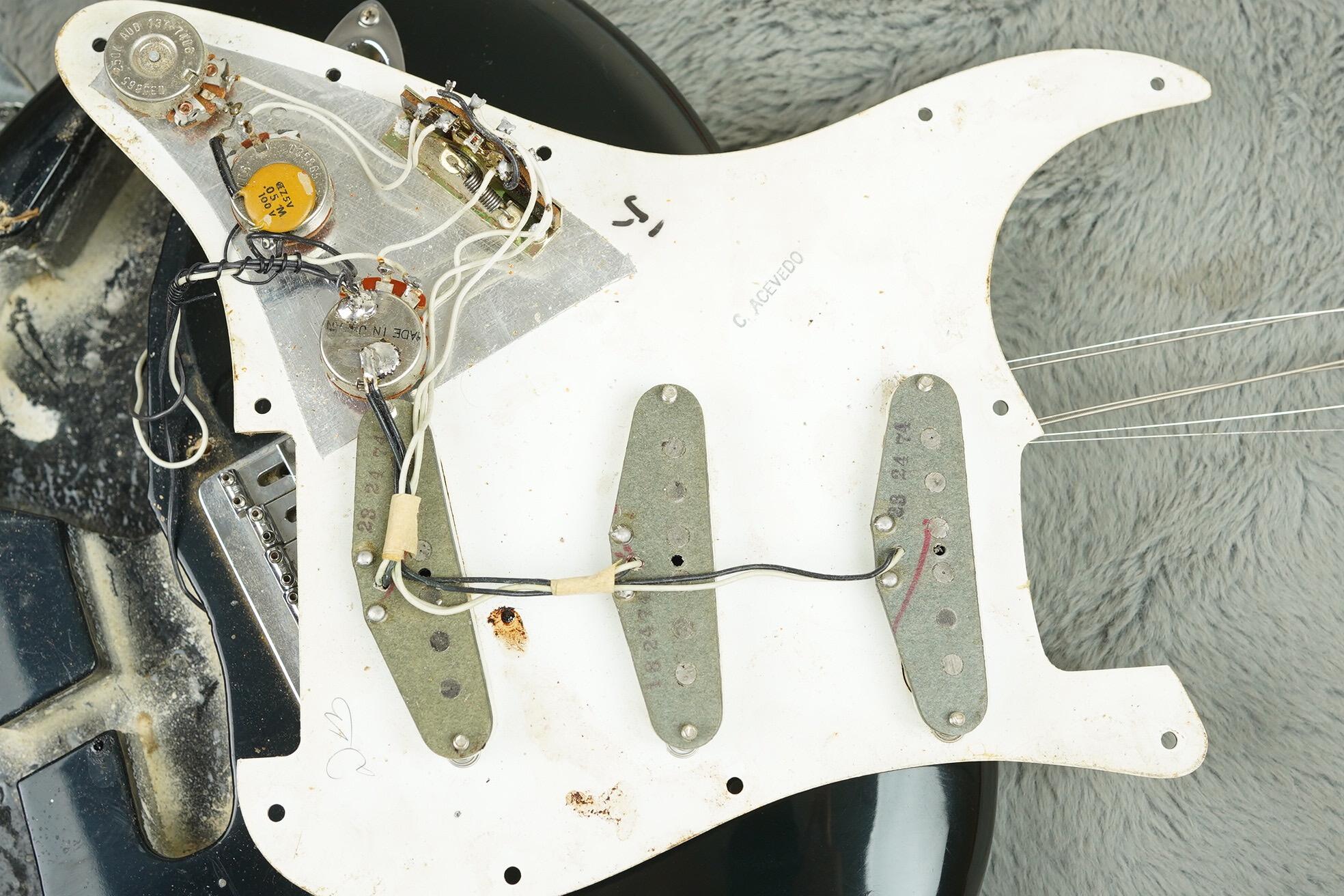 1974 Fender Stratocaster Hardtail Black