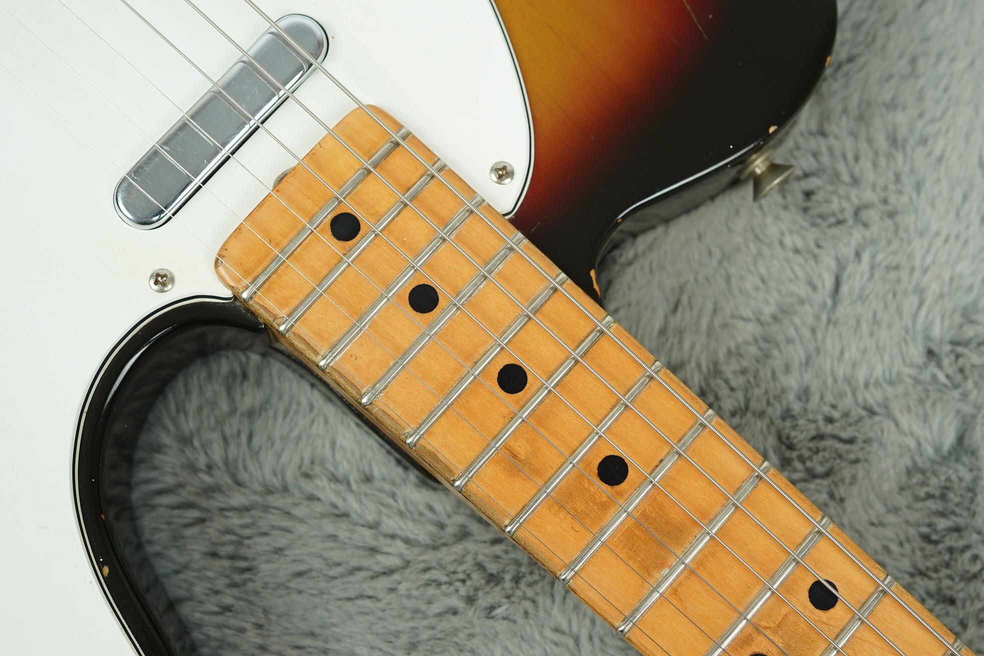 1973 Fender Telecaster Sunburst Maple Neck