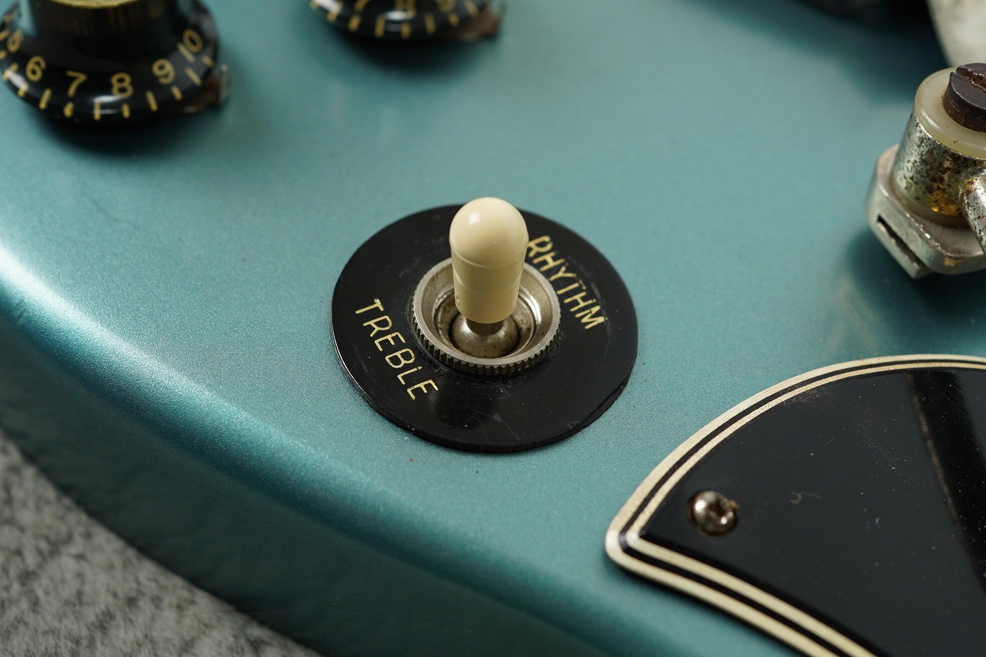 1962 Gibson SG LP Ebony Block Pelham Blue refin