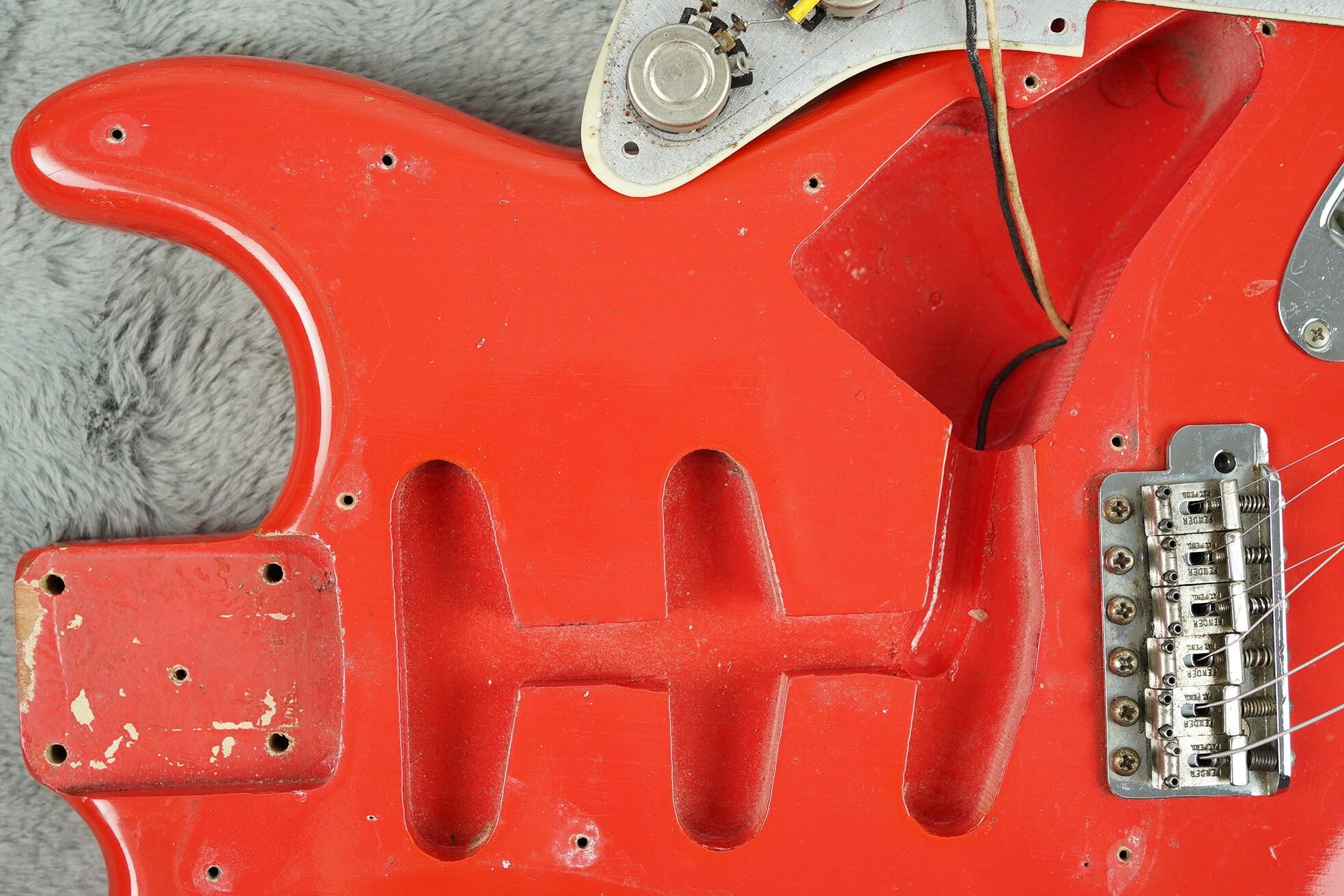 1962 Fender Stratocaster Fiesta Red Refin