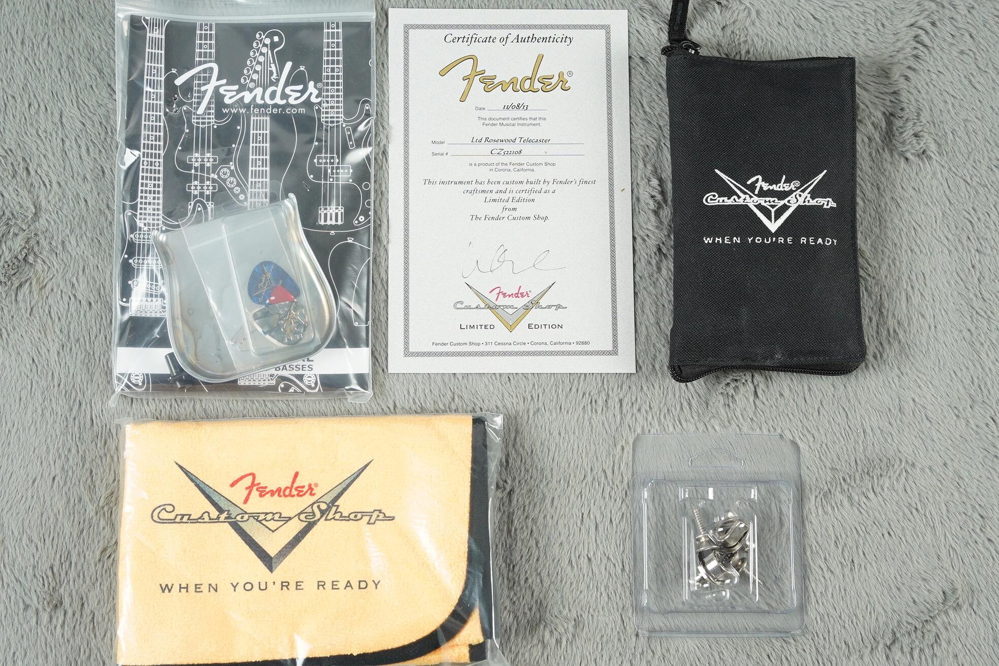 2013 Fender Custom Shop Ltd Edition Rosewood Telecaster